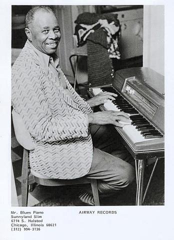 Sunnyland Slim Promo Print