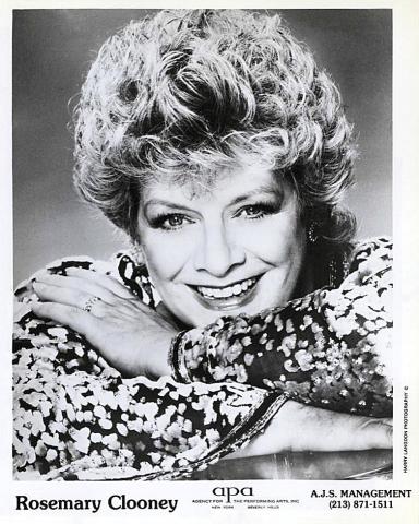 Rosemary Clooney Promo Print