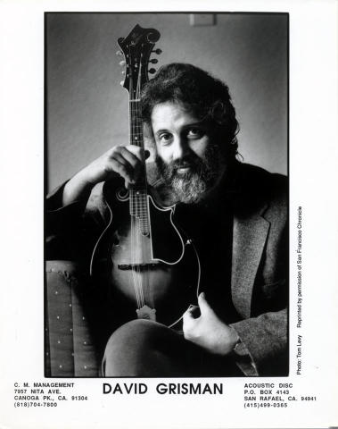 David Grisman Promo Print