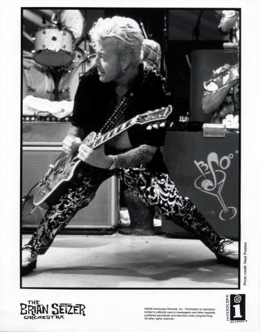 Brian Setzer Orchestra Promo Print