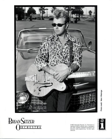 Brian Setzer Orchestra Promo Print