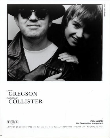 Clive Gregson & Christine Collister Promo Print
