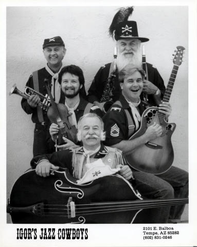 Igor's Jazz Cowboys Promo Print