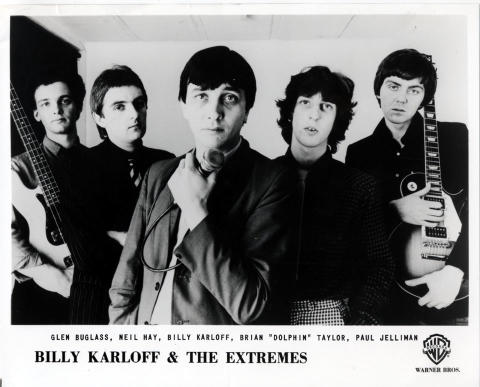 Billy Karloff & The Extremes Promo Print