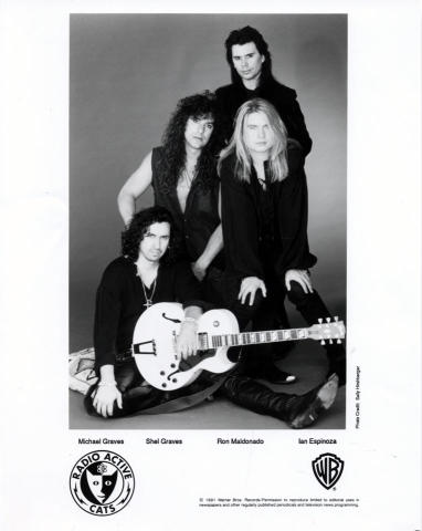 Radio Active Cats Promo Print