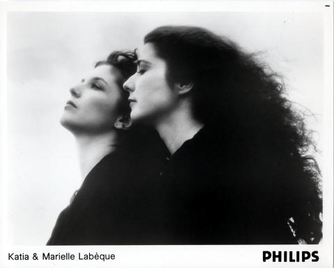 Katia & Marielle Labeque Promo Print