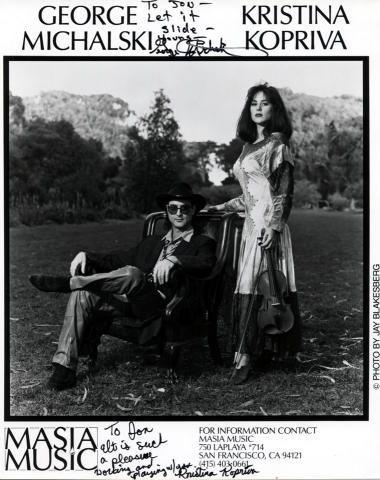 George Michalski Promo Print