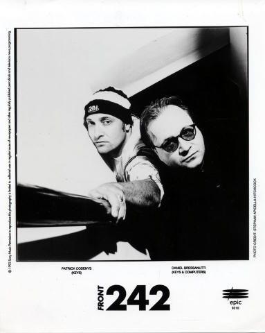 Front 242 Promo Print