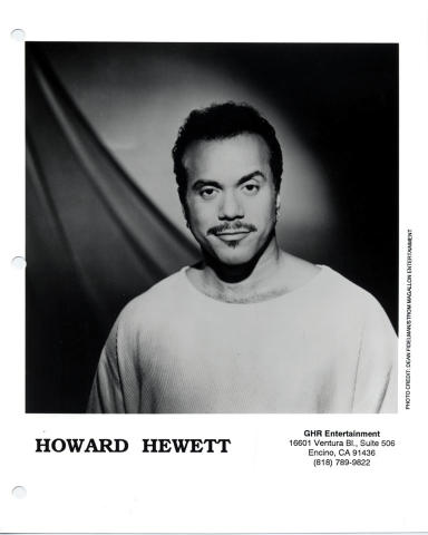 Howard Hewett Promo Print