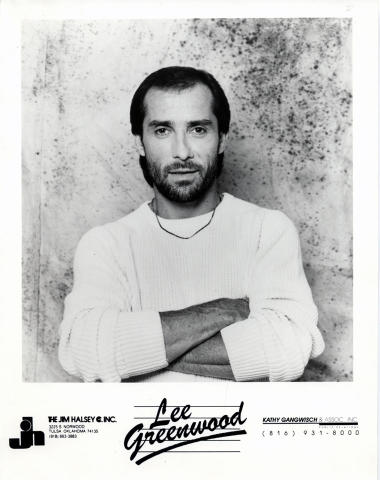 Lee Greenwood Promo Print