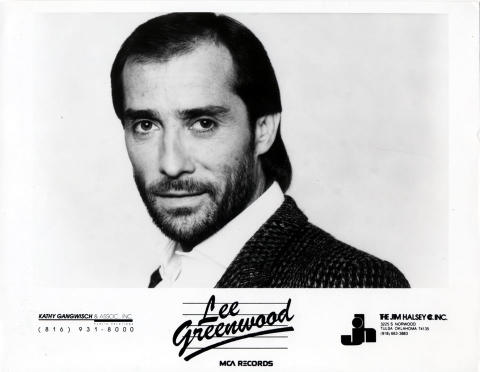 Lee Greenwood Promo Print