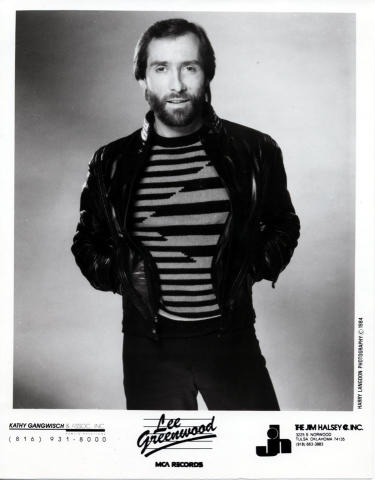 Lee Greenwood Promo Print