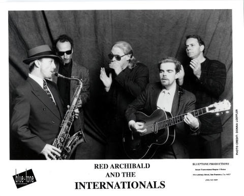 Red Archibald & The Internationals Promo Print