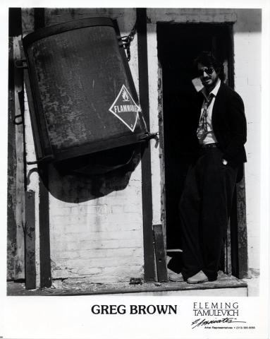 Greg Brown Promo Print