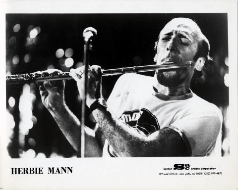 Herbie Mann Promo Print