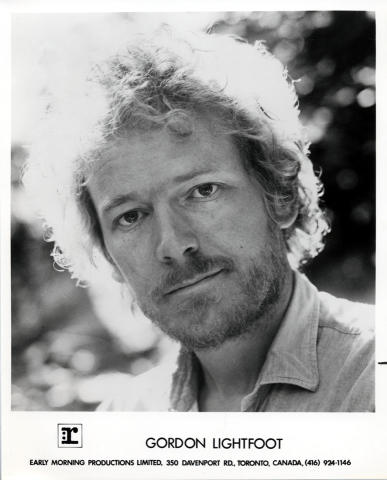 Gordon Lightfoot Promo Print