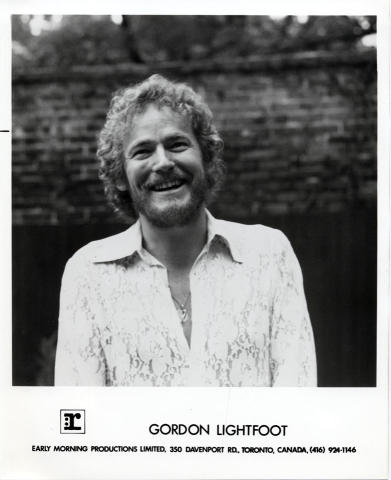 Gordon Lightfoot Promo Print
