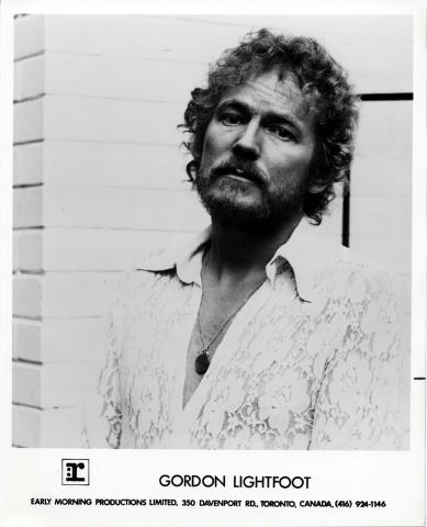 Gordon Lightfoot Promo Print