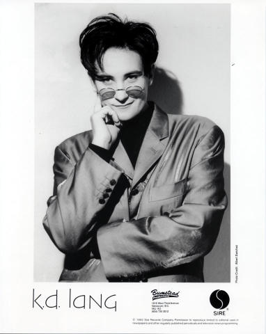 k.d. lang Promo Print