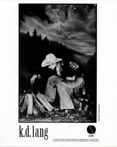 k.d. lang Promo Print
