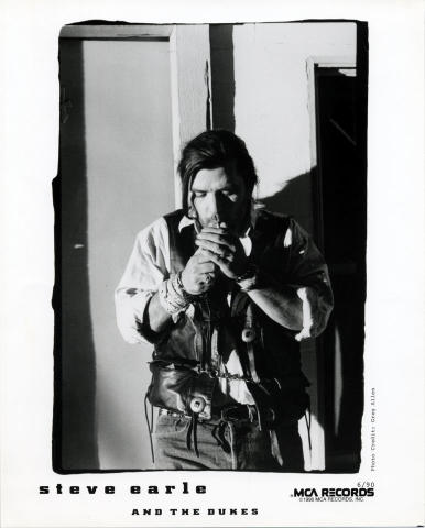 Steve Earle Promo Print