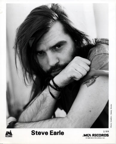 Steve Earle Promo Print