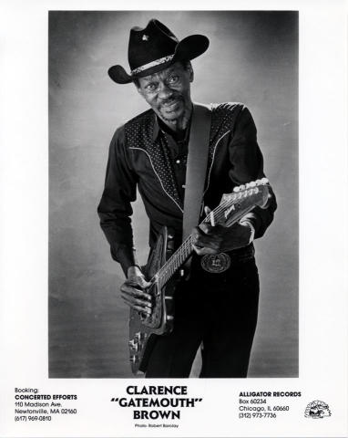 Clarence "Gatemouth" Brown Promo Print
