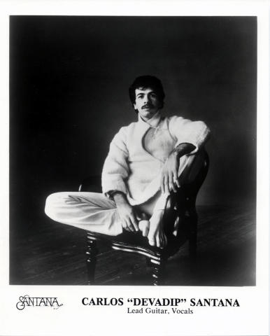 Carlos Santana Promo Print
