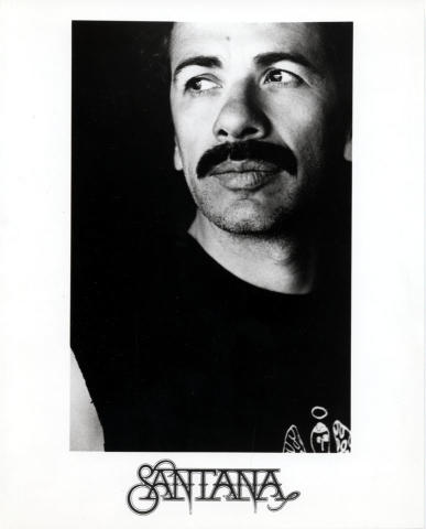 Carlos Santana Promo Print