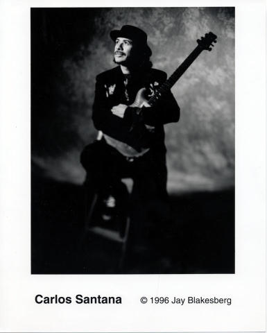 Carlos Santana Promo Print
