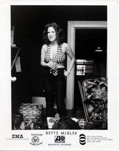 Bette Midler Promo Print