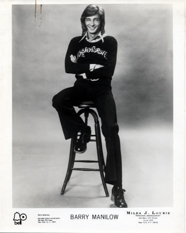 Barry Manilow Promo Print