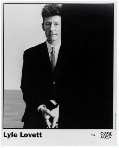 Lyle Lovett Promo Print