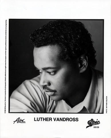 Luther Vandross Promo Print