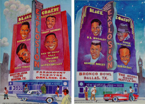 Black Comedy Explosion Poster