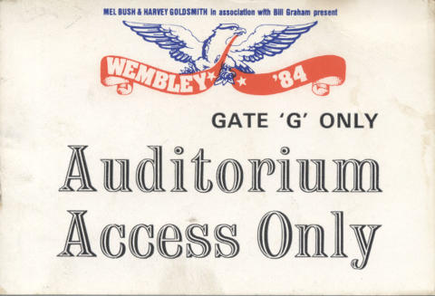 Capital Music Festival Backstage Pass