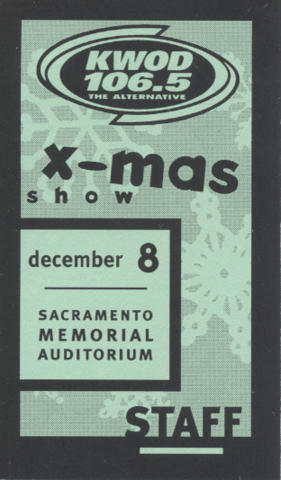 Twisted X-Mas Backstage Pass