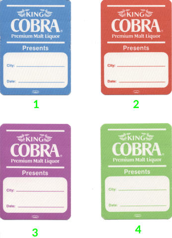 King Cobra Backstage Pass