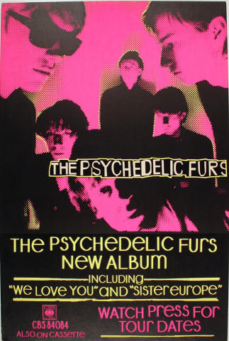 The Psychedelic Furs Poster