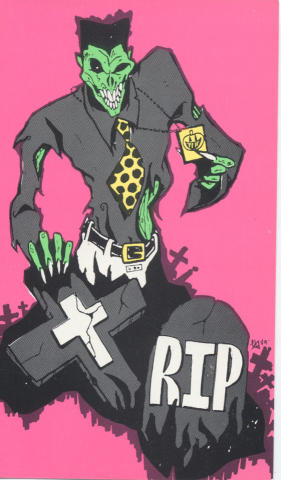 Trip Halloween Fest Postcard