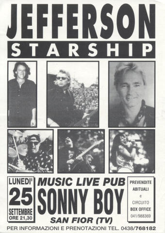 Jefferson Starship Handbill