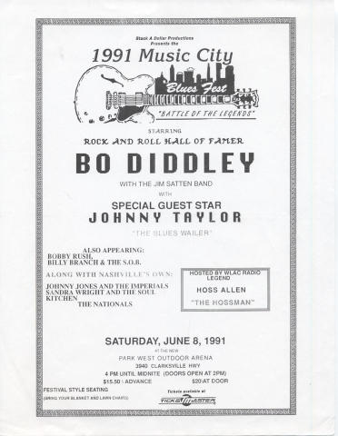 Bo Diddley Handbill