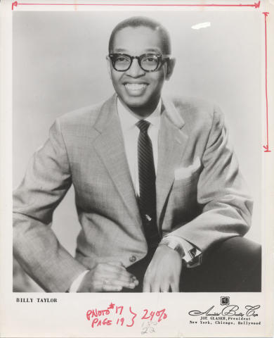 Billy Taylor Promo Print