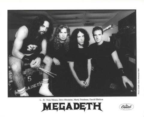 Megadeth Promo Print