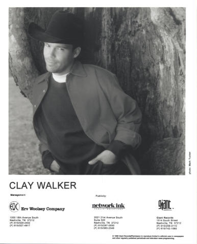 Clay Walker Promo Print
