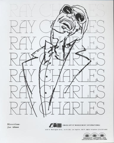 Ray Charles Promo Print