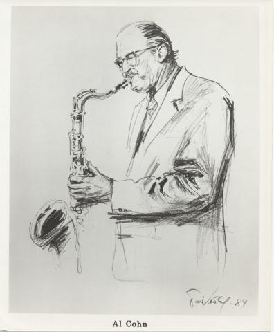Al Cohn Promo Print