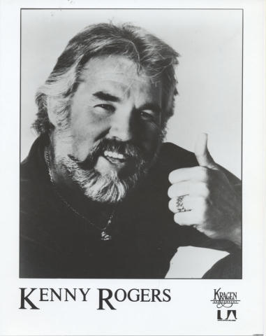 Kenny Rogers Promo Print