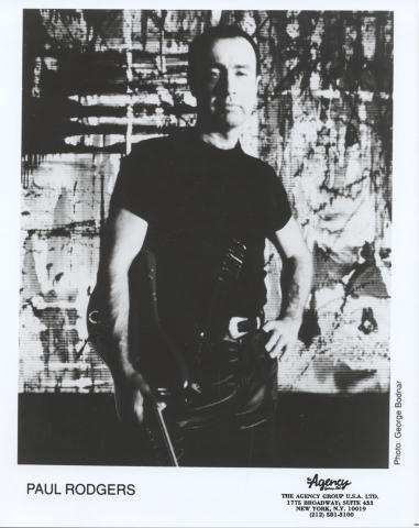 Paul Rodgers Promo Print