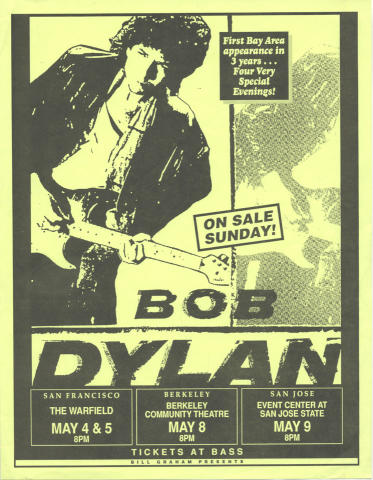 Bob Dylan Handbill